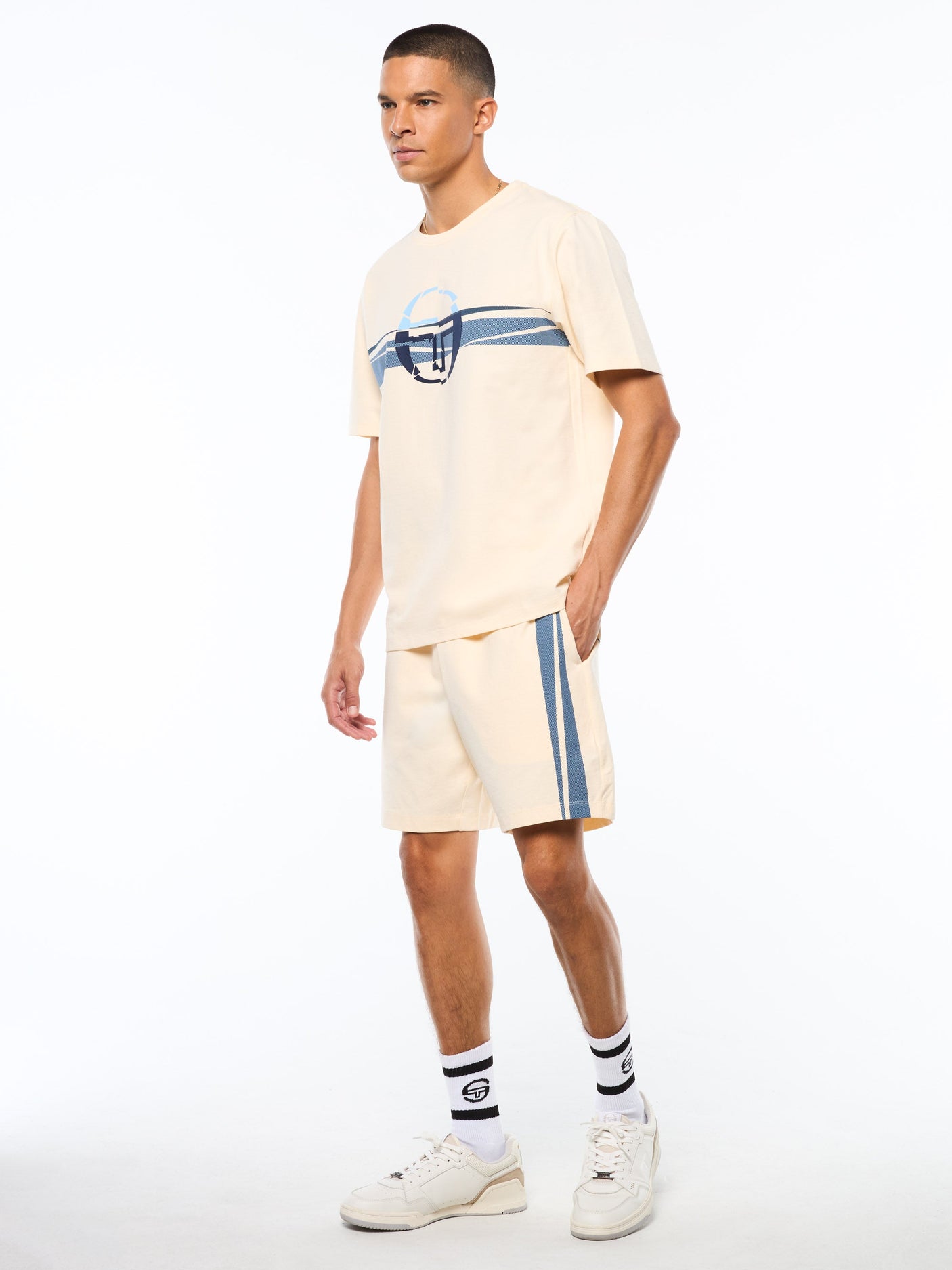 Rotto Fashion Camiseta-Gardenia