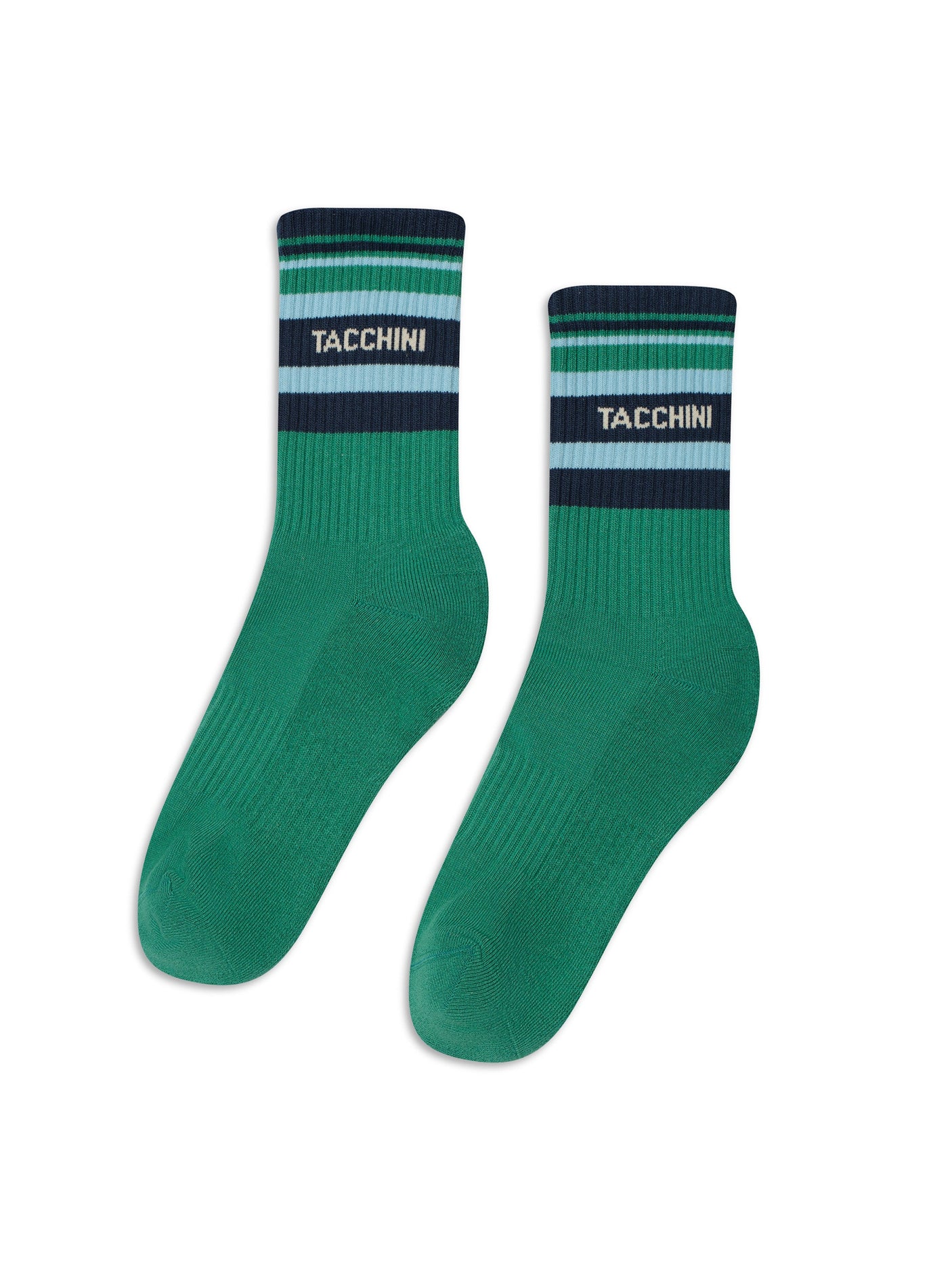 Rayas Sock-Verde Botella