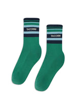 Rayas Sock-Verde Botella