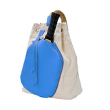 Bolsa de cordón de pickleball Pickleball Bella Azul Eléctrico Neón