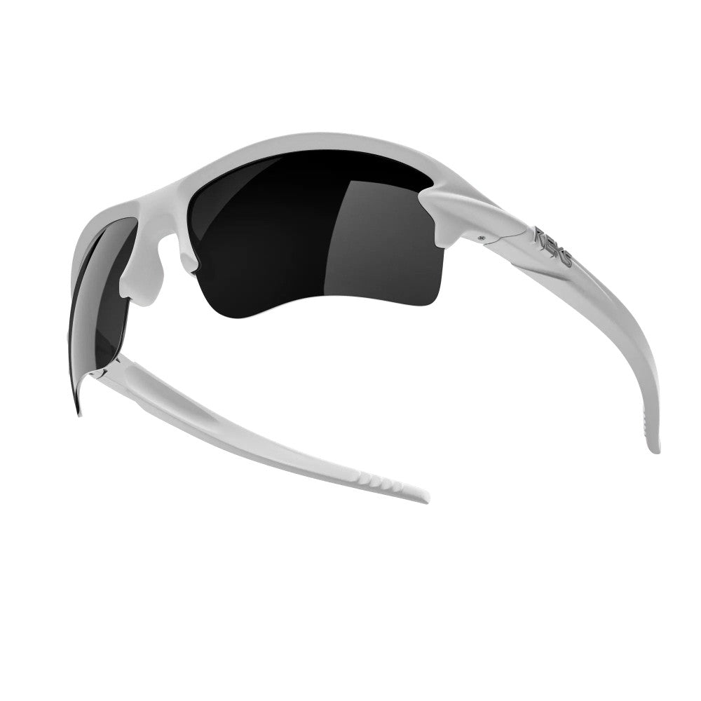 Reks White Sling Blade Prescription Polarized Polycarbonate Sunglasses