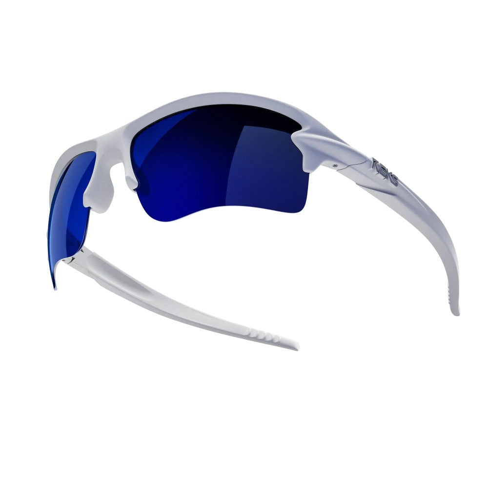 Reks White Sling Blade Prescription Polarized Polycarbonate Sunglasses
