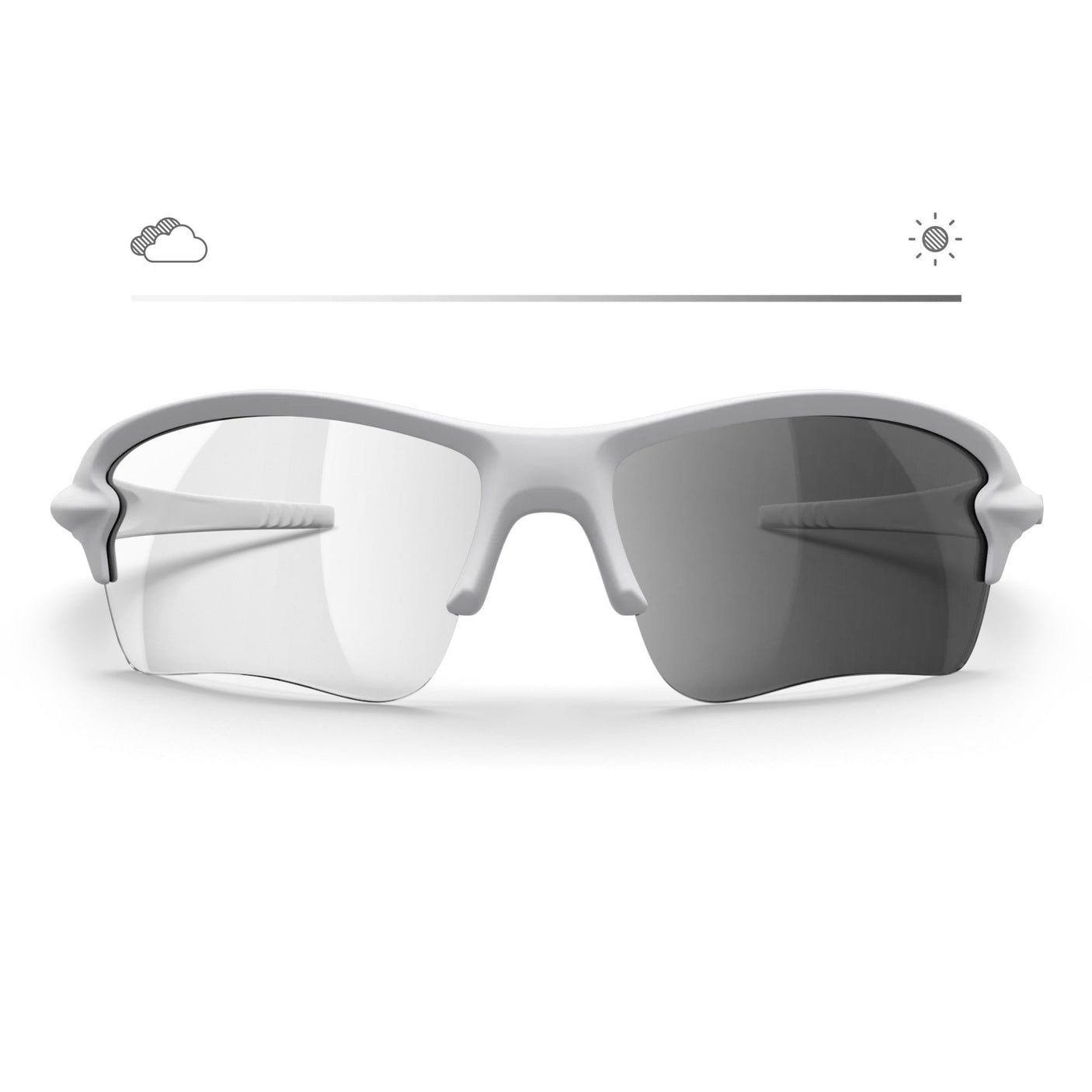 Reks White Sling Blade Prescription Transitions® XTRActive Polarized