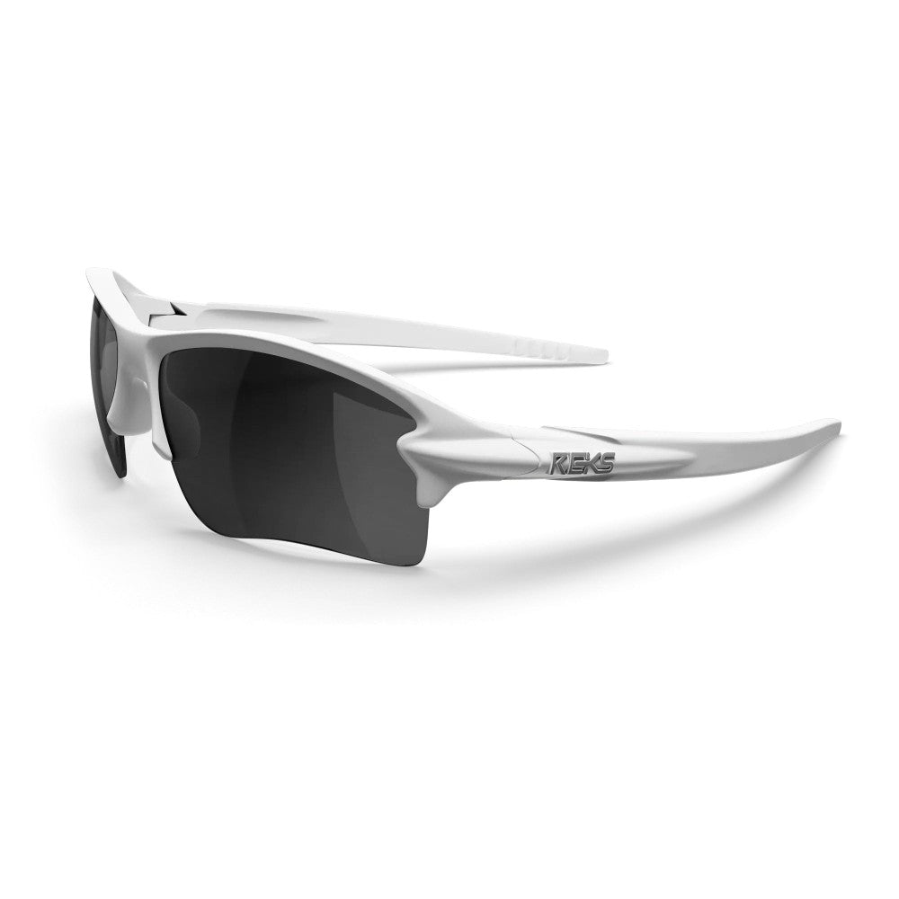 Reks White Sling Blade Trivex® Polarized Prescription Sunglasses