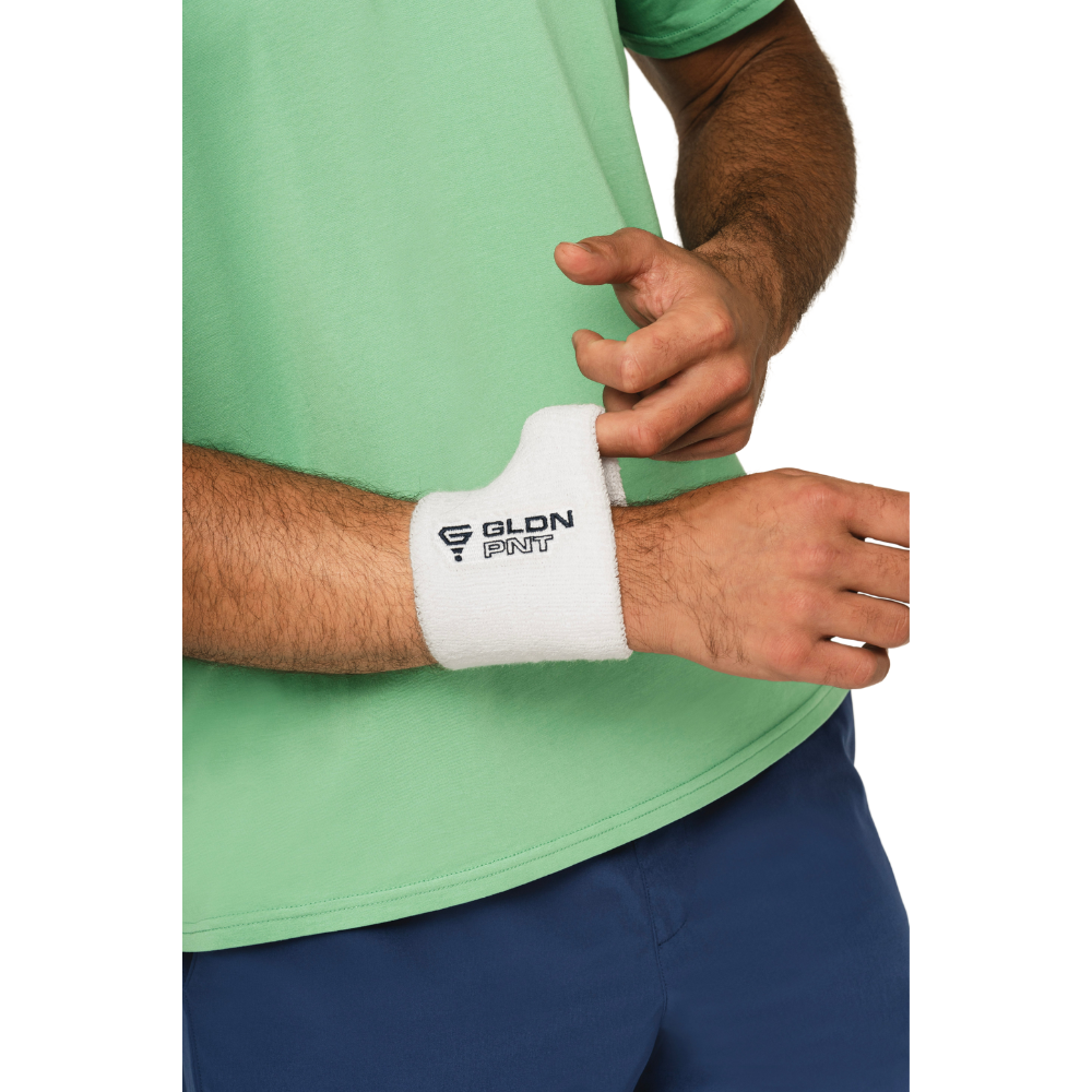 GLDN PNT Sweatband | White/Black