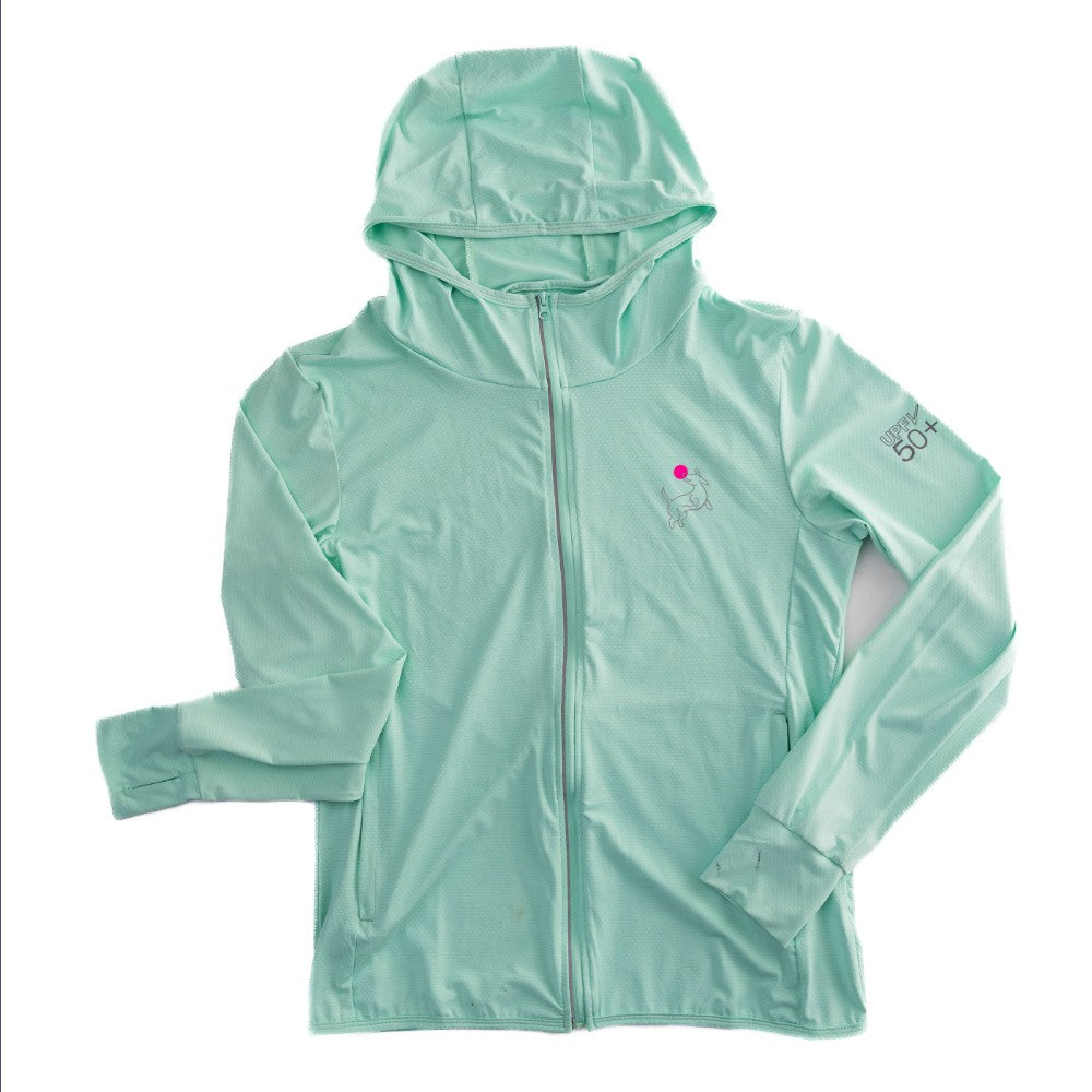 Swinton Pickleball - Mint Zip-Front Sun Hoodie