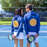 Swinton Pickleball - Navy Zip-Front Sun Hoodie