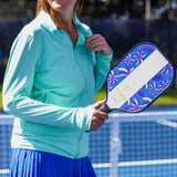 Swinton Pickleball - Mint Zip-Front Sun Hoodie