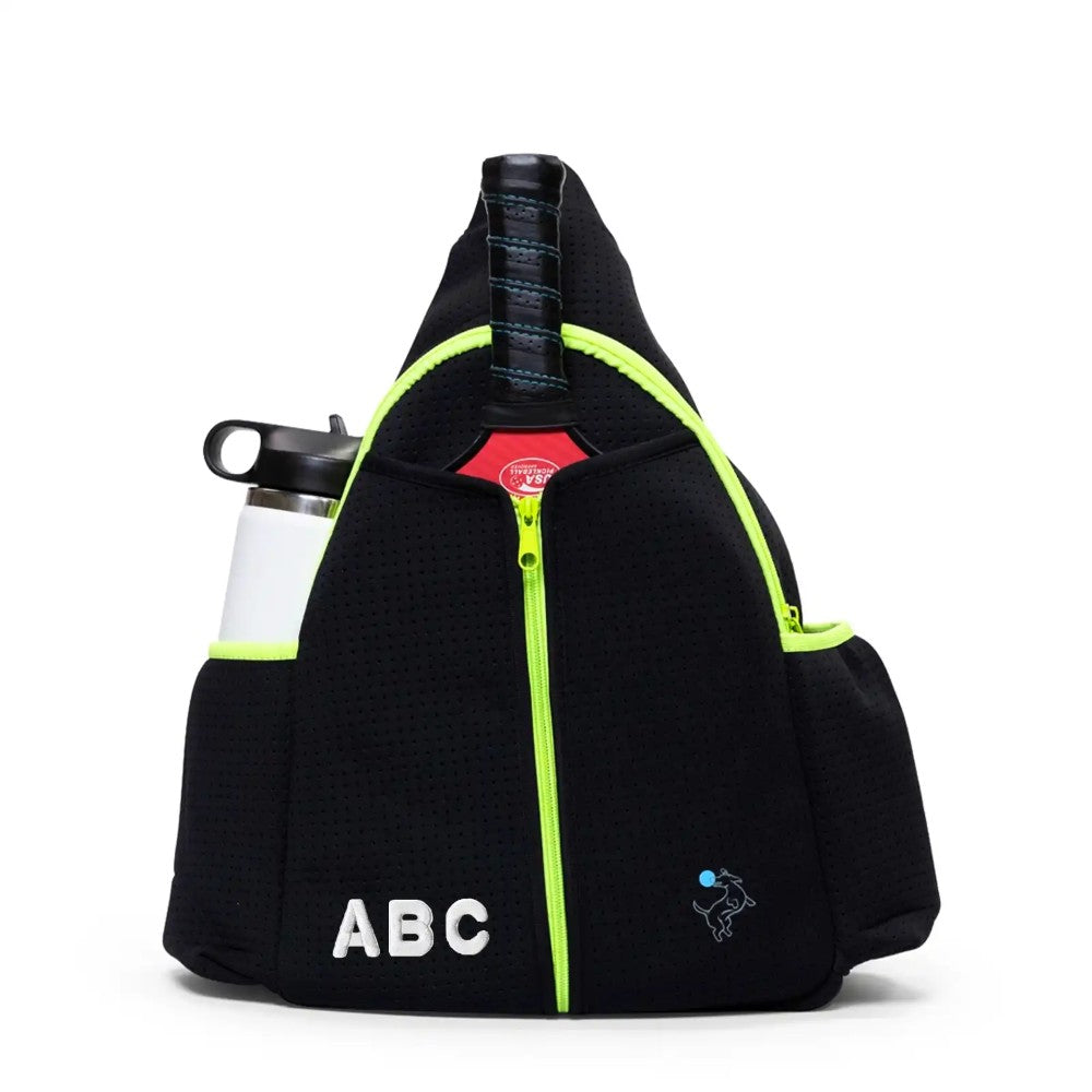 Swinton Pickleball - Sling Bag - Black (Personalization Available)