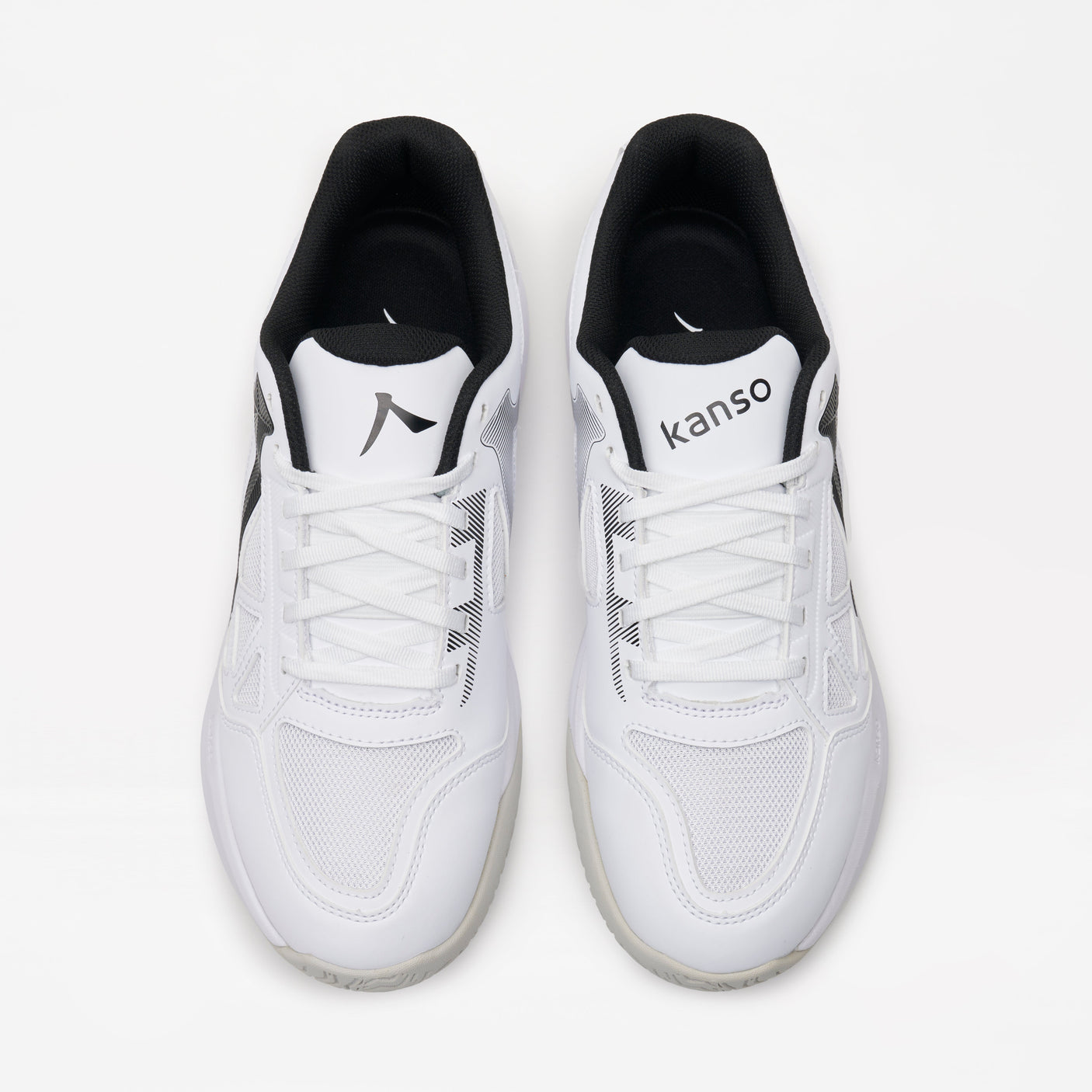 Kanso Sports Pickleball Shoes - Takumi HardCourt - White & Black