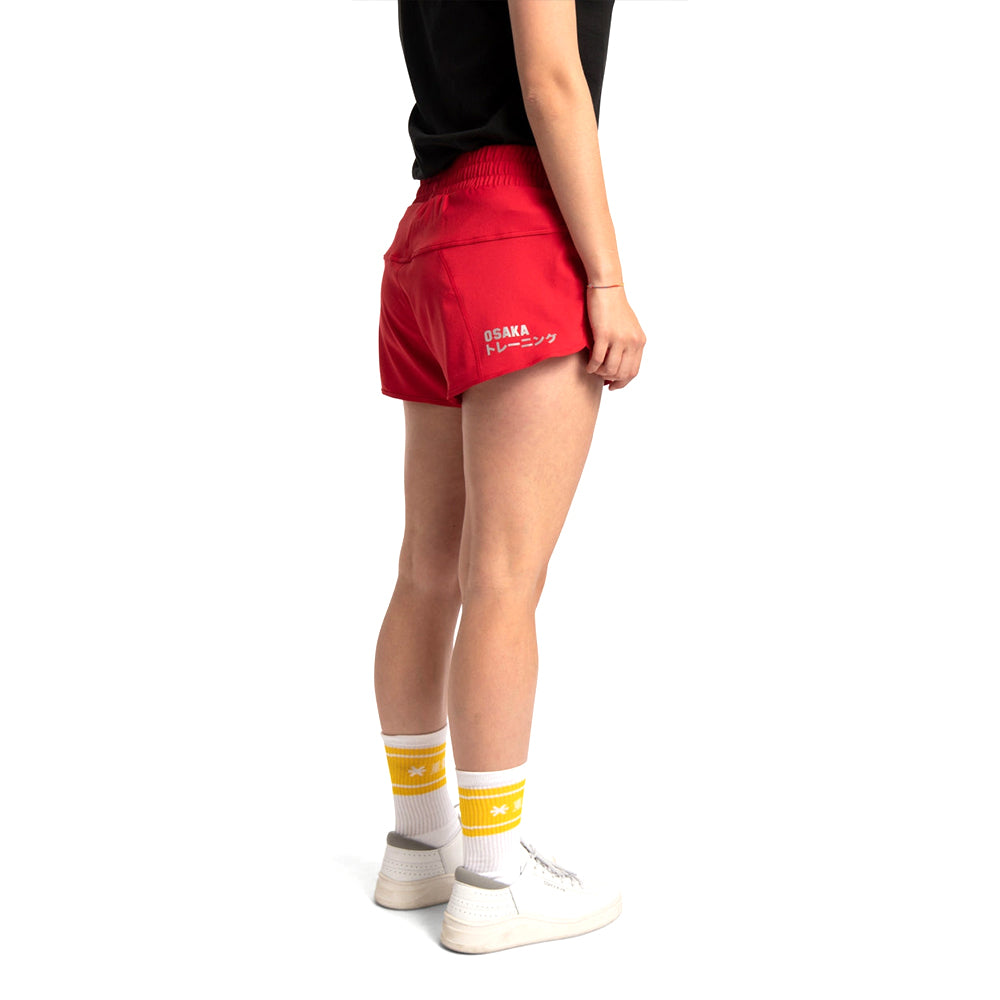 Pantalón corto de entrenamiento Osaka para mujer | Rojo