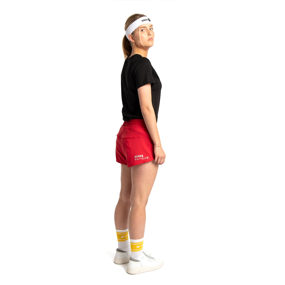 Pantalón corto de entrenamiento Osaka para mujer | Rojo