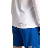 Camiseta de entrenamiento Osaka para hombre, manga larga | Blanca