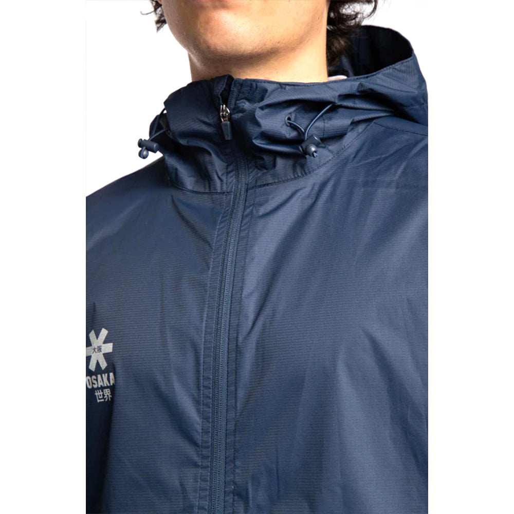 Chaqueta impermeable de entrenamiento Osaka unisex | Azul marino