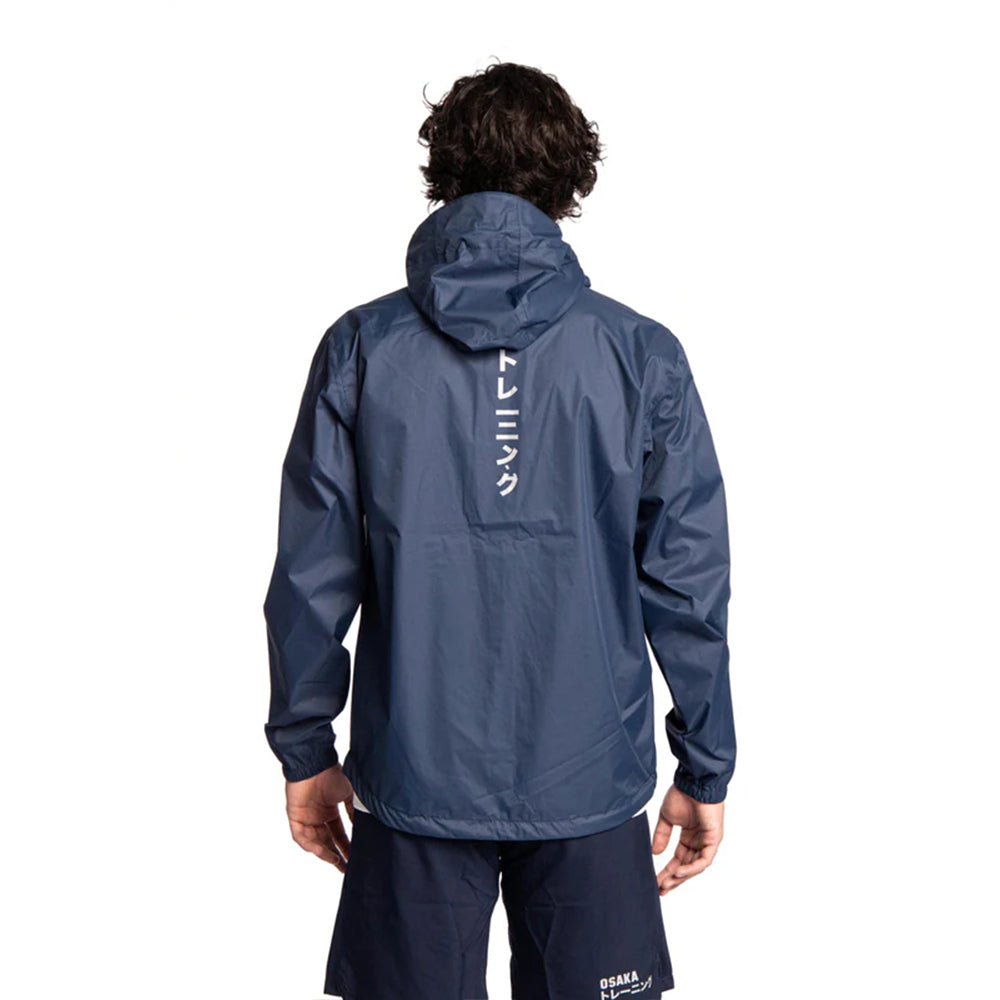 Chaqueta impermeable de entrenamiento Osaka unisex | Azul marino