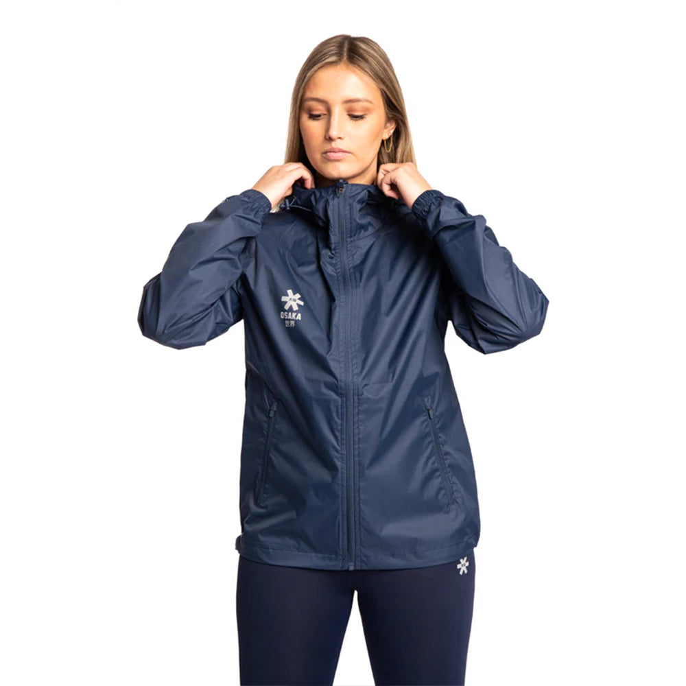 Chaqueta impermeable de entrenamiento Osaka unisex | Azul marino