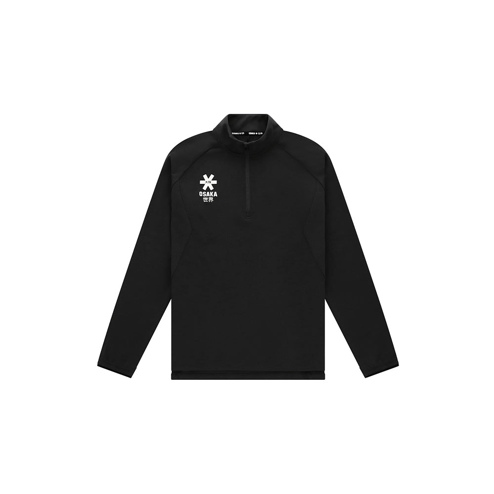 Osaka Men Half Zip Sweater | Black