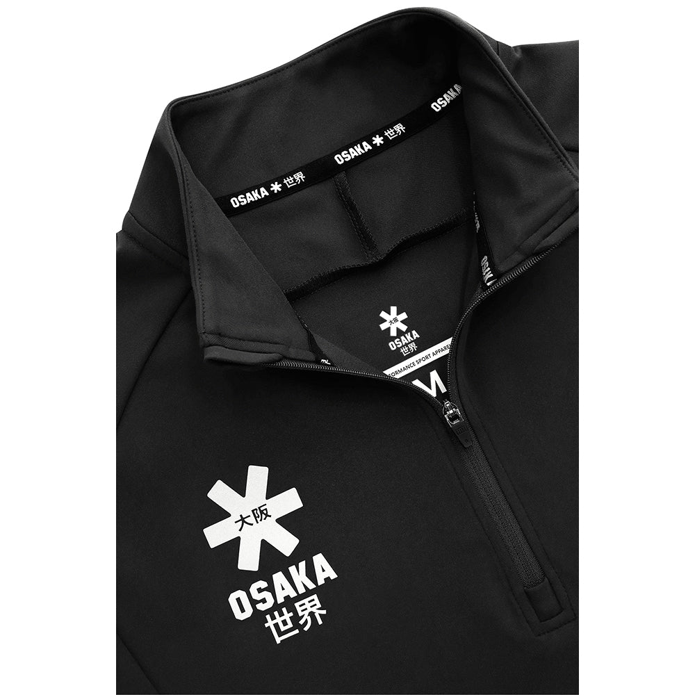 Osaka Men Half Zip Sweater | Black