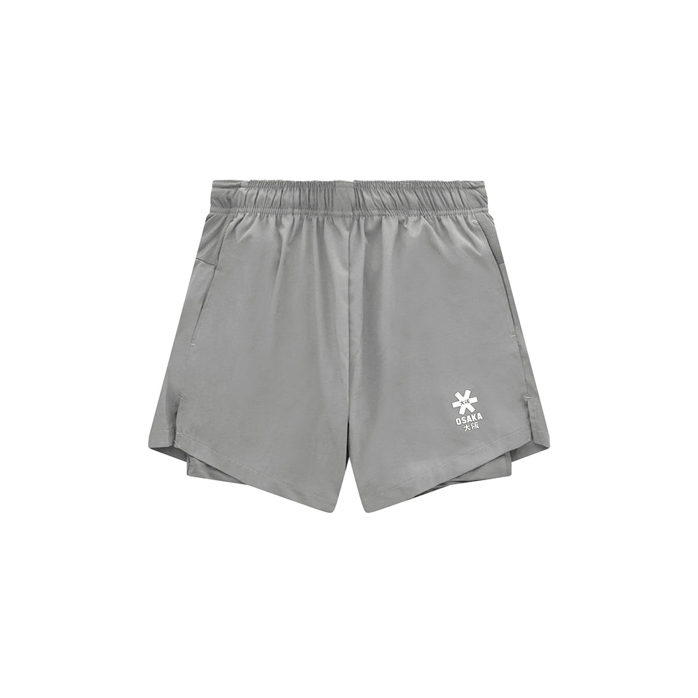 Pantalones cortos Osaka 2 en 1 para hombre | Gris claro