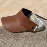 Fenix Sportier The Leather Visor - Tan & Gold