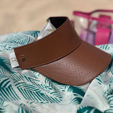 Fenix Sportier The Leather Visor - Tan & Gold