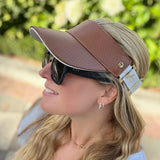 Fenix Sportier The Leather Visor - Tan & Gold
