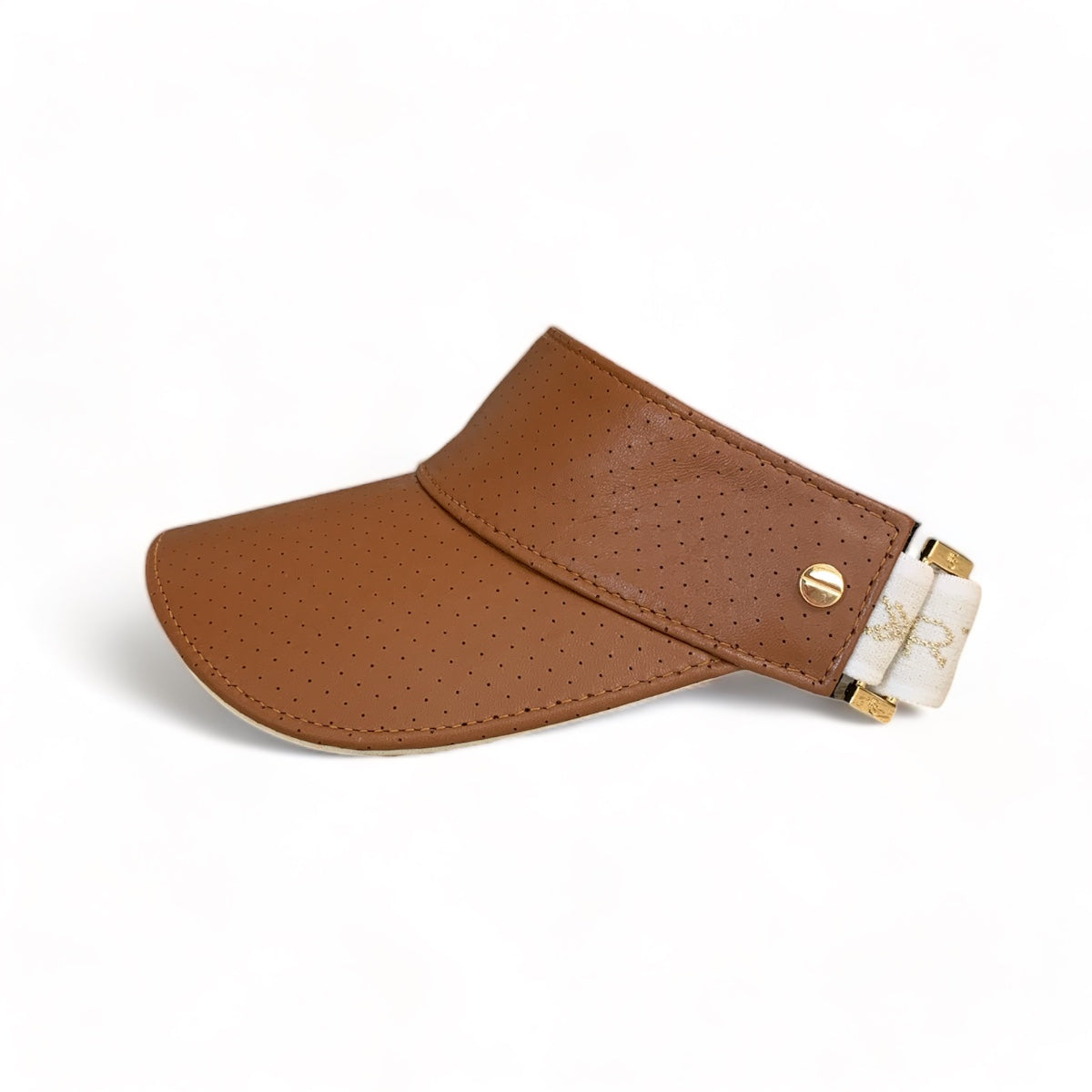 Fenix Sportier The Leather Visor - Tan & Gold