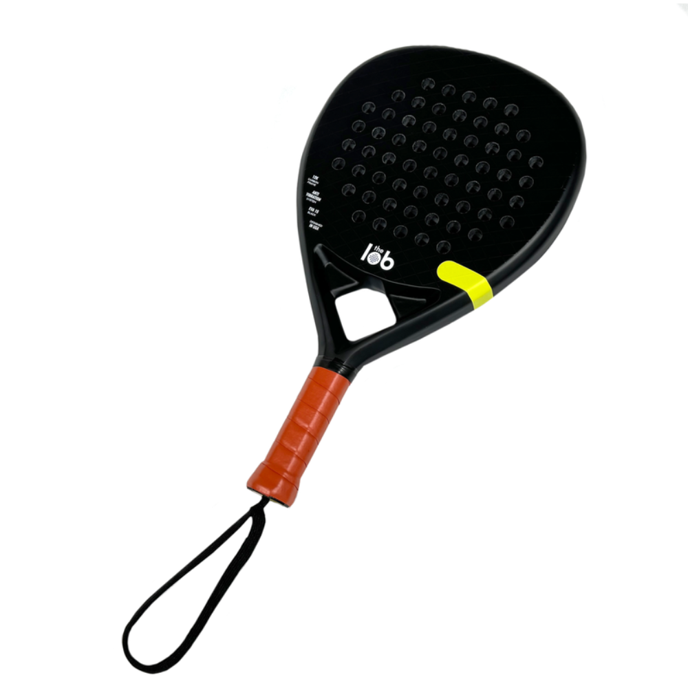 The Lob Padel Racket 12K Carbon Fiber | Black