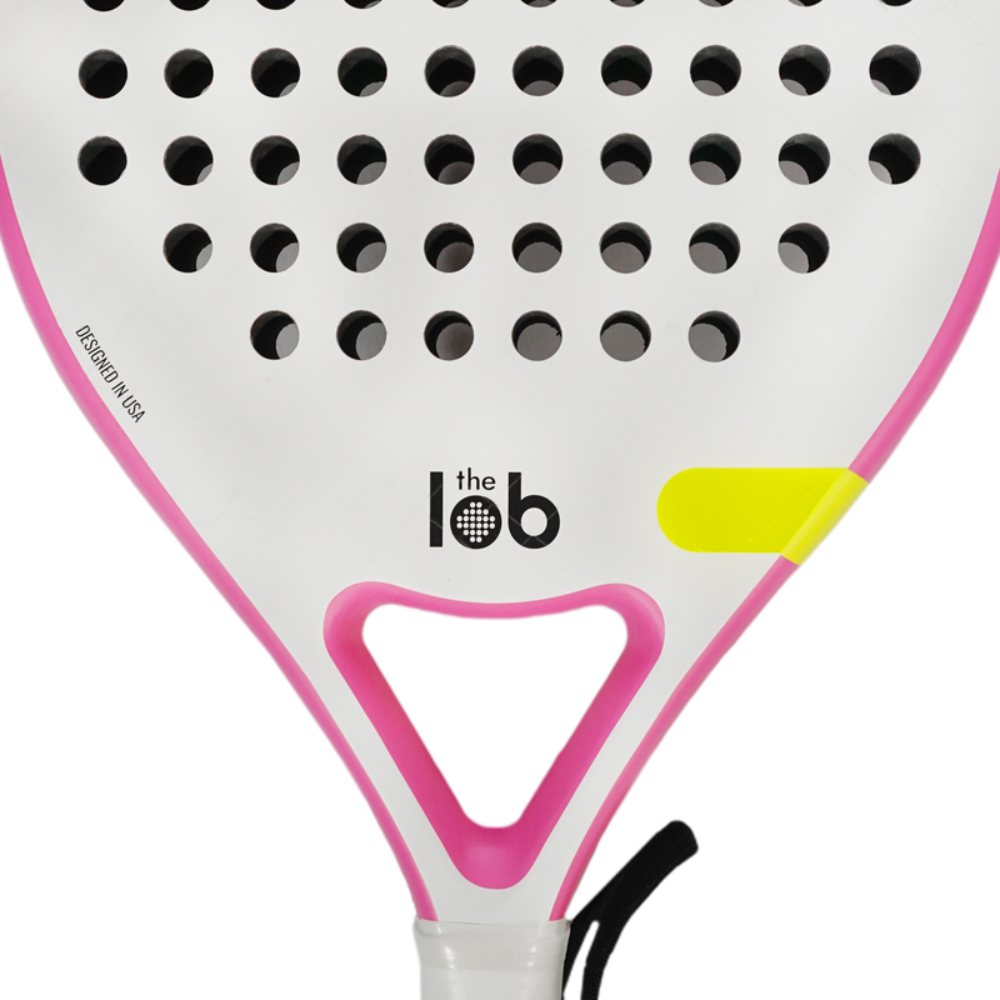 The Lob Padel Racket 3K Carbon Fiber | Pink