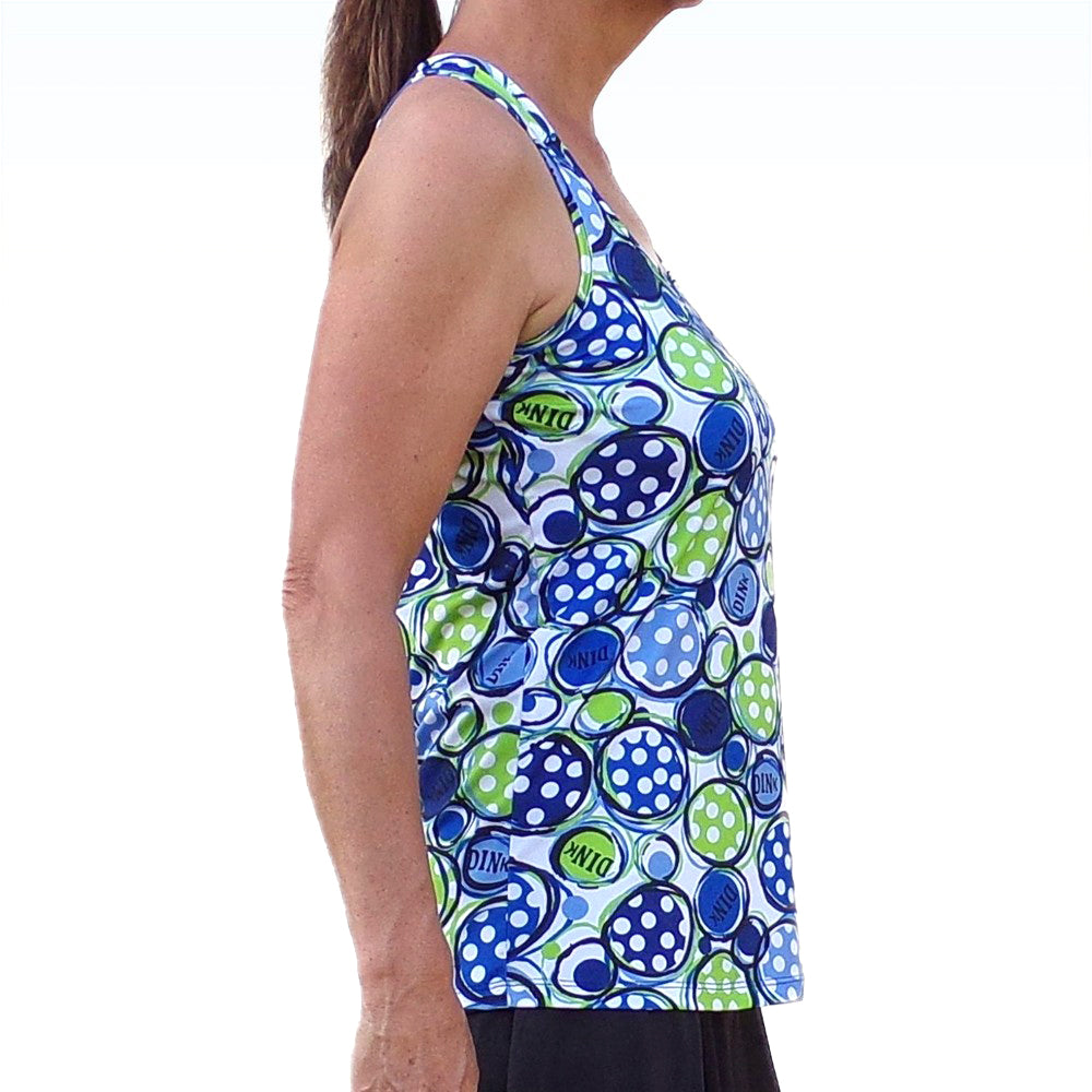 Picckleball Bella Camiseta de tirantes Racerback Dink 1