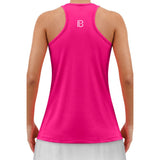 Camiseta sin mangas Picckleball Bella Racerback Diva Pink