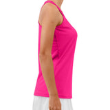 Camiseta sin mangas Picckleball Bella Racerback Diva Pink