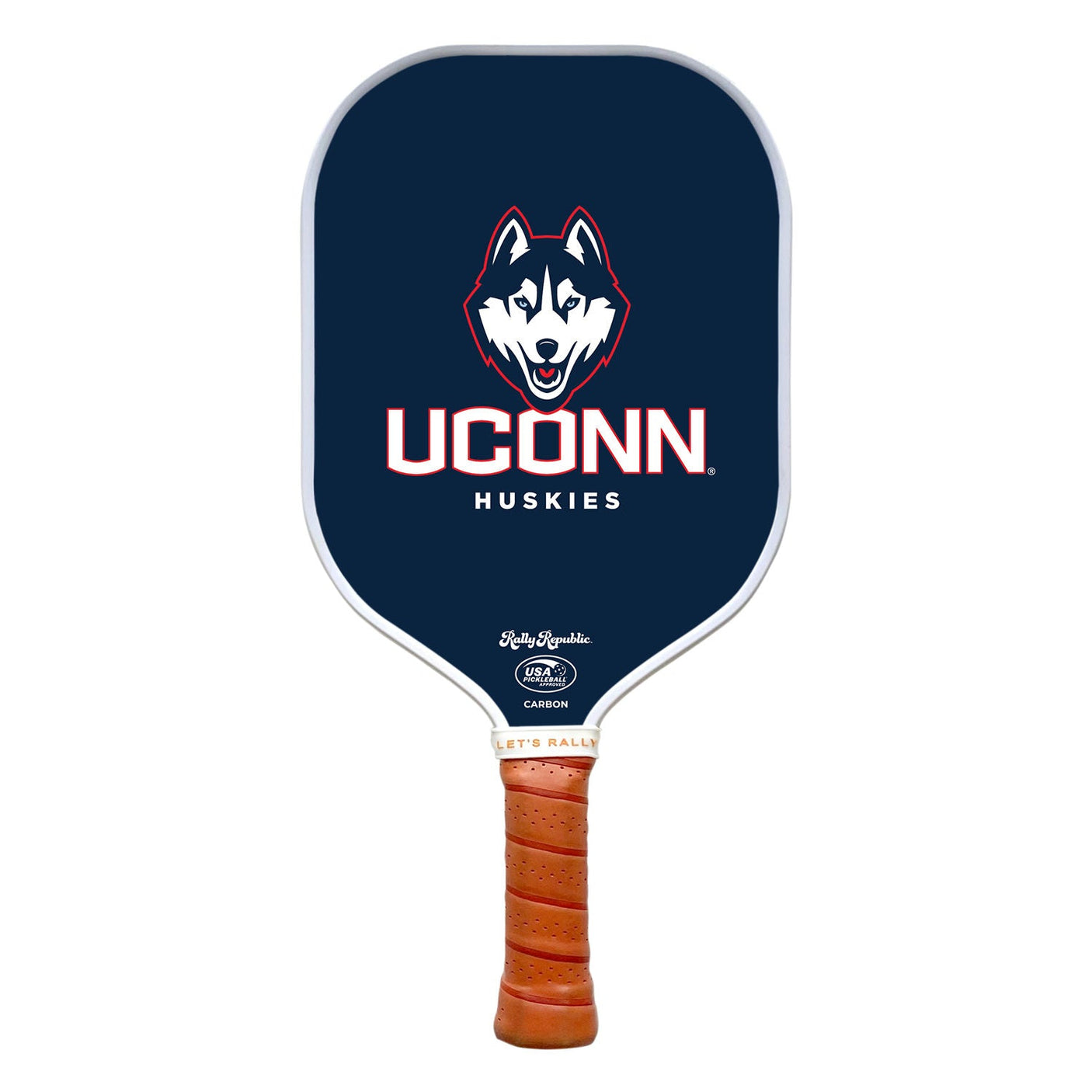 Rally Republic PIckleball Paddle - UCONN Huskies Navy Husky Mark