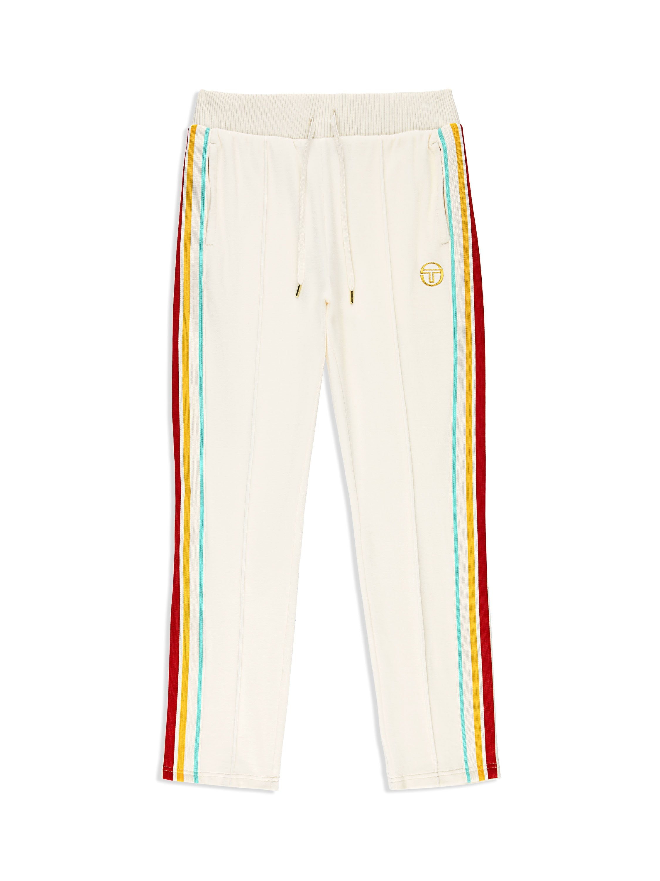 @takimitti Sergio Tacchini Slice Track Pant - Gardenia/ Gold – Racket