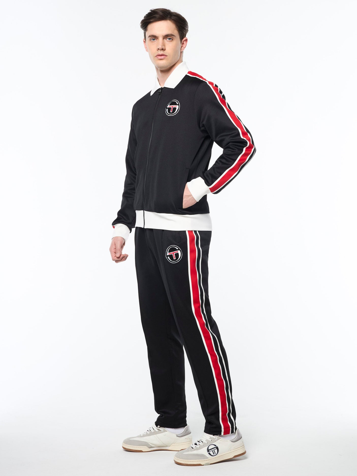 Sergio Tacchini Monte Track Jacket - Black