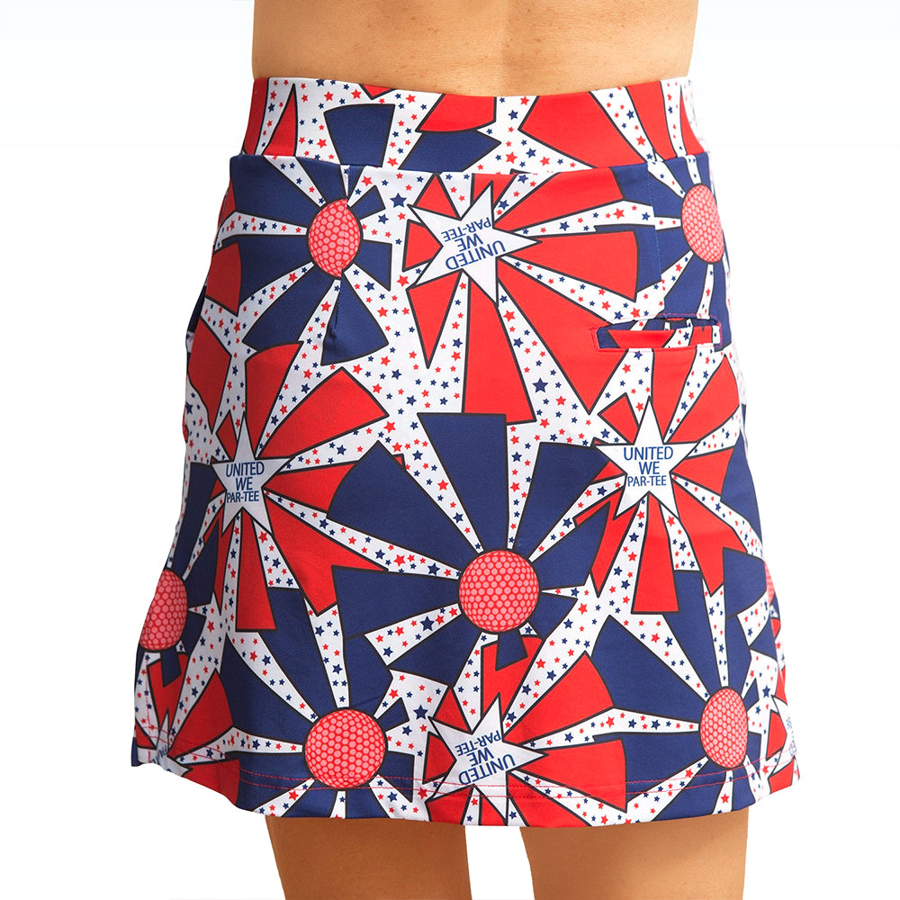 Falda pantalón de golf recta Pickleball Bella United We Par-Tee