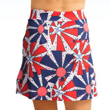 Falda pantalón de golf recta Pickleball Bella United We Par-Tee
