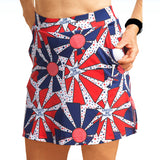 Falda pantalón de golf recta Pickleball Bella United We Par-Tee
