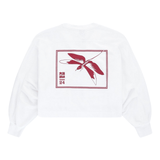Osaka Women V Neck Cropped Sweater | White
