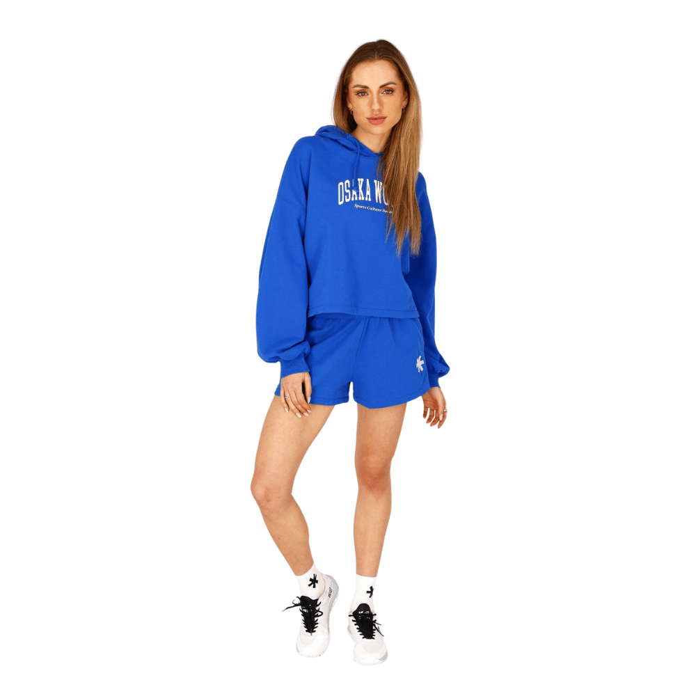 Osaka Women Cropped Hoodie | Princess Blue