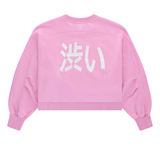 Osaka Women Cropped Sweater | Begonia Pink