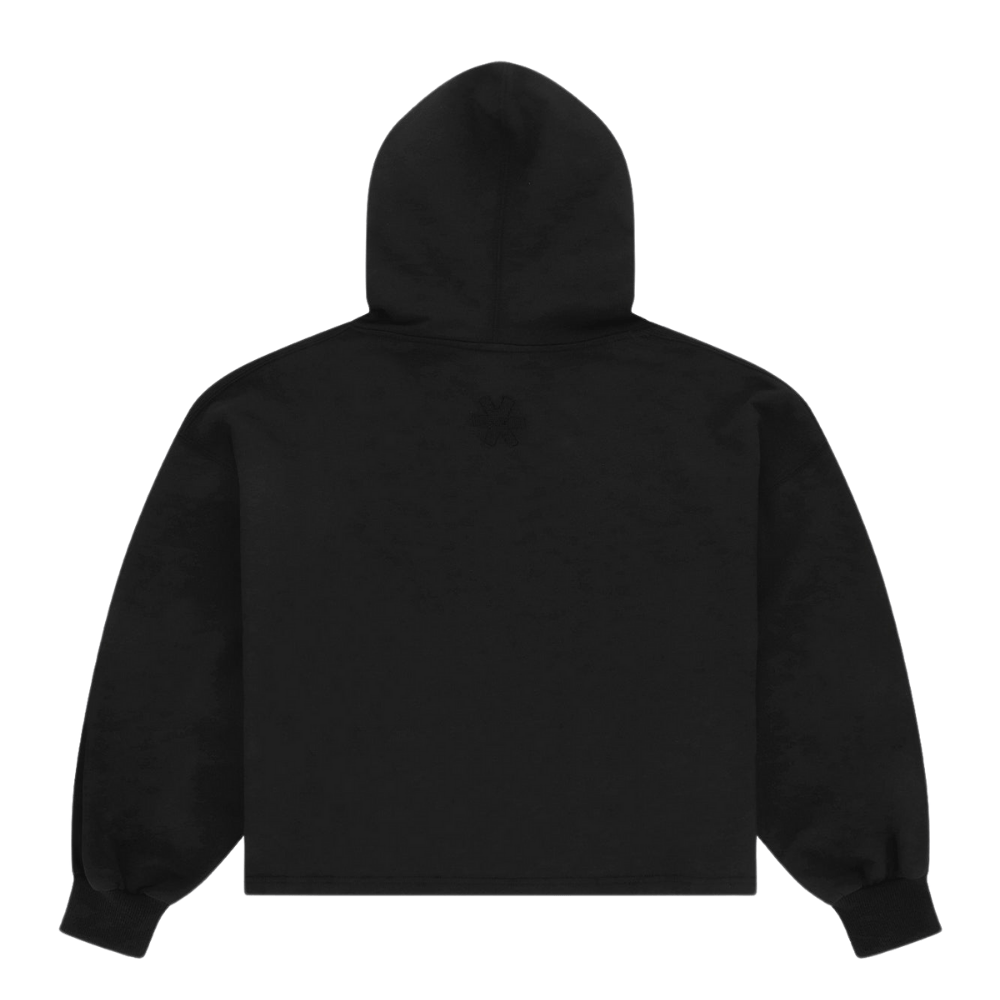 Osaka Women Cropped Hoodie | Black