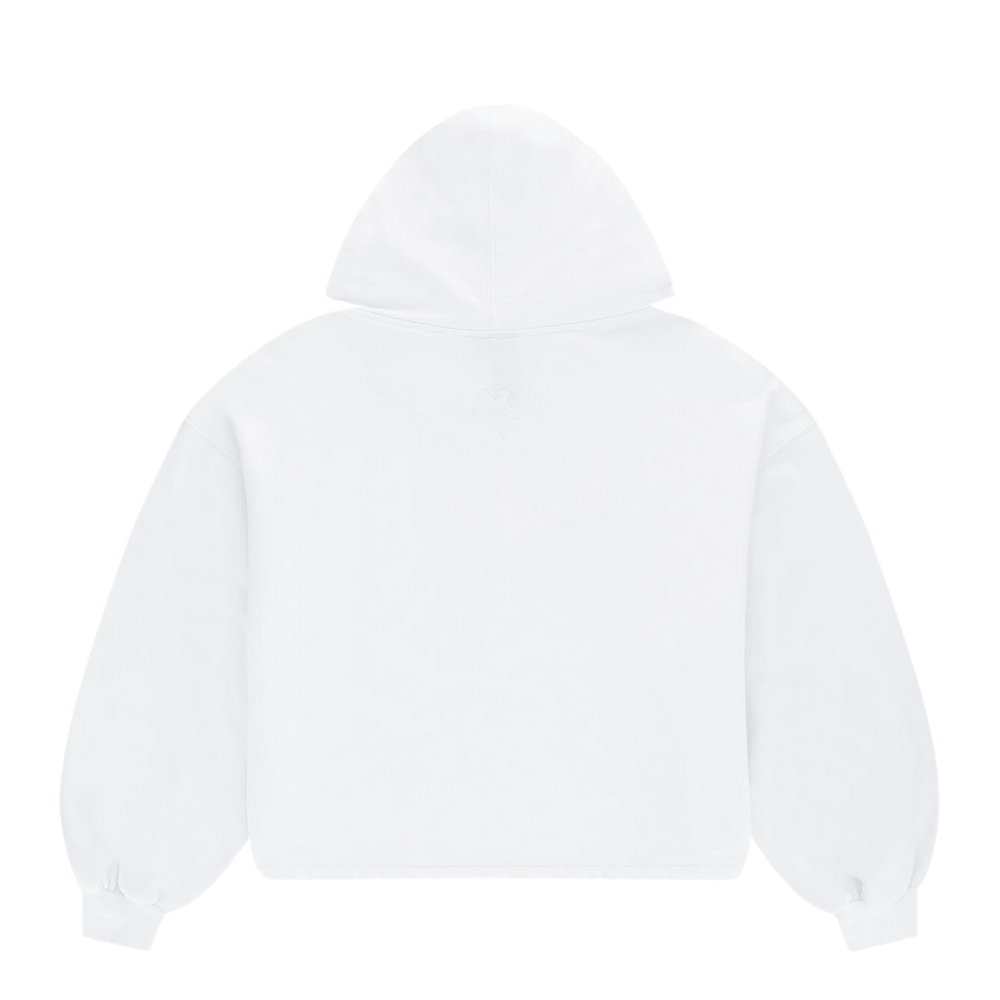 Osaka Women Cropped Hoodie | White