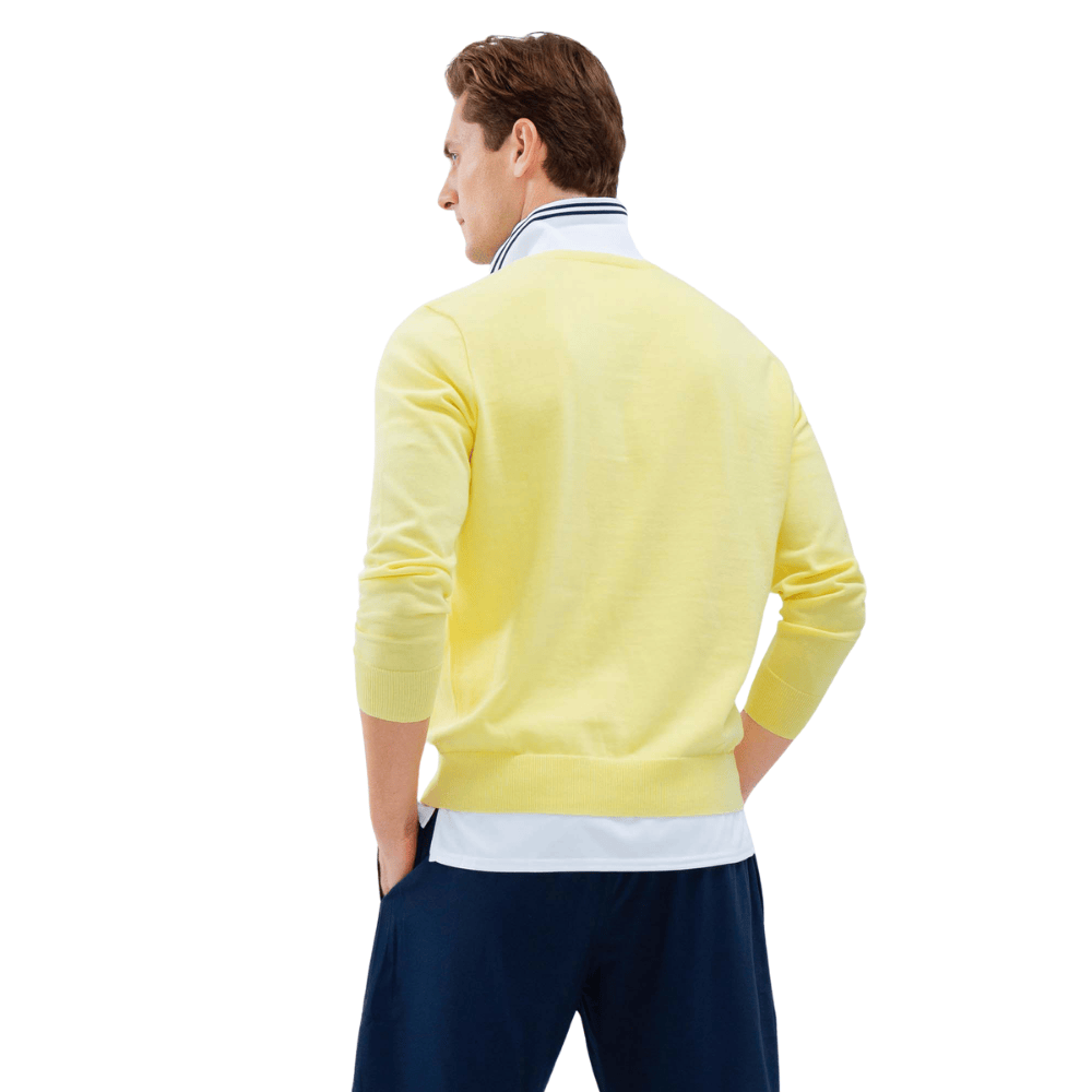 inPhorm NYC Classic V Neck Sweater - Lemonade