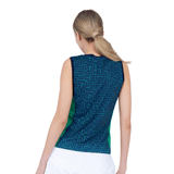 inPhorm NYC Harper Performance Tank - Ink Tessel/Ivy