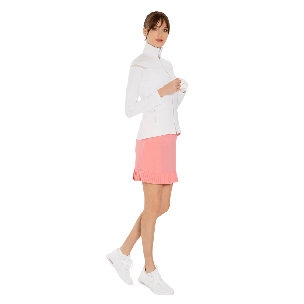 inPhorm NYC Kai 17" Pleated Skirt - Plumeria