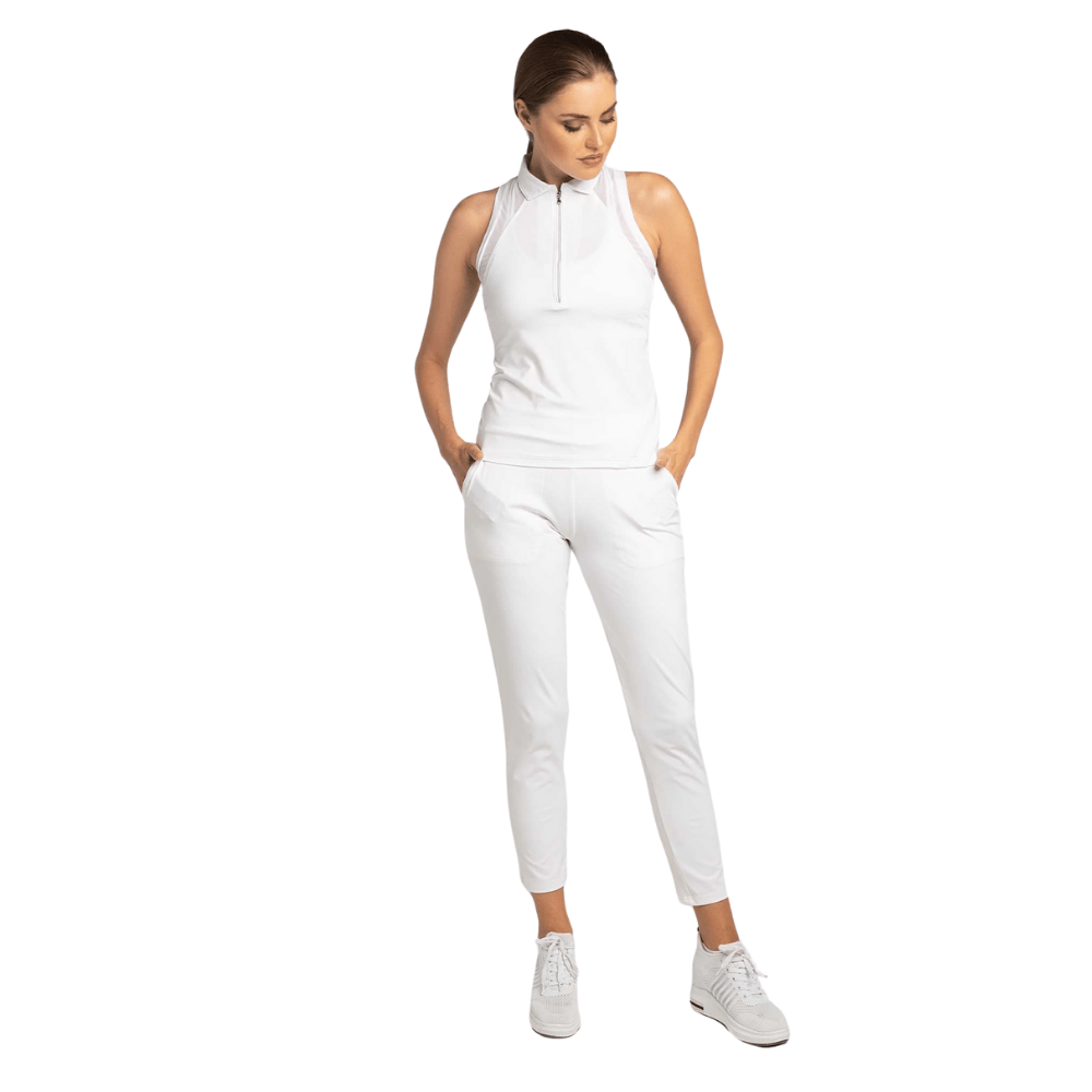inPhorm NYC Stylish Women's Golf Pants | White