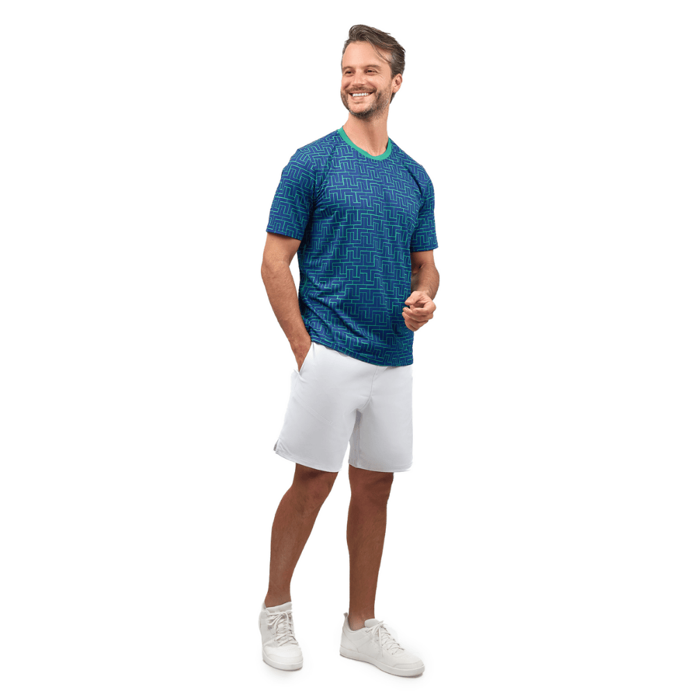 inPhorm NYC Men's Short-Sleeve Crew Neck - UV Protection, Antimicrobial