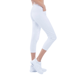 inPhorm NYC Quick Dry Women's Golf 24" Capri - White