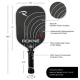 Rokne Pickleball Paddle Taktical Carbon 1.16